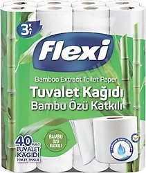 Flexi Bambu Özü Katkılı 40'lı Tuvalet Kağıdı