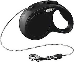 Flexi New Classic 5 m İpli Small Siyah Otomatik Köpek Tasması