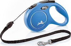Flexi New Classic 5 m İp Medium Mavi Otomatik Köpek Tasması