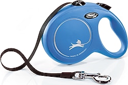Flexi New Classic 5 m Şerit Large Mavi Otomatik Köpek Tasması