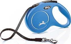 Flexi New Classic 5 m Şerit Medium Mavi Otomatik Köpek Tasması