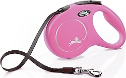 Flexi New Classic 5 m Şerit Medium Pembe Otomatik Köpek Tasması