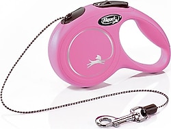 Flexi New Classic 3 m İp Xsmall Pembe Otomatik Köpek Tasması