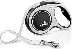 Flexi New Comfort 5 m Şerit Large Siyah Otomatik Köpek Tasması