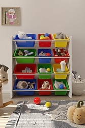 Flinder 6 Sepetli Montessori Oyuncak Dolabı