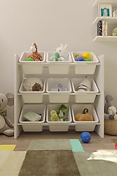 Flinder 9 Sepetli Montessori Oyuncak Dolabı