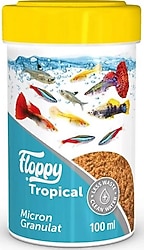 Floppy Tropical Micron Granulat Yavru Balık Yemi 100 ml