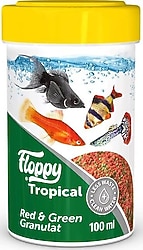 Floppy Tropical Red Green Balık Yemi 100 ml