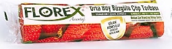 Florex Çilek Kokulu Büzgülü Orta Boy Çöp Poşeti 10'lu