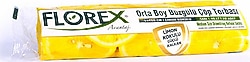 Florex Limon Kokulu Büzgülü Orta Boy Çöp Poşeti 10'lu
