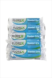 Florex Standart Orta Boy Çöp Poşeti 20'li 5 Adet