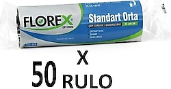 Florex Standart Orta Boy Çöp Poşeti 20'li 50 Adet