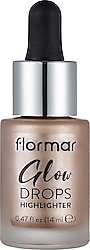 Flormar Glow Drops Mineral İçeren 001 Moon Glow Likit Highlighter