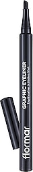 Flormar Graphic Black Kesik Uçlu Eyeliner