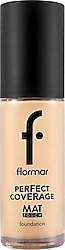 Flormar Perfect Coverage Mat Touch 30 ml Likit Fondöten