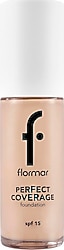 Flormar Perfect Coverage Yarı Parlak Bitişli SPF 15 105 Porcelain Ivory 30 ml Likit Fondöten