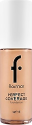 Flormar Perfect Coverage Yarı Parlak Bitişli SPF 15 113 Medium Beige 30 ml Likit Fondöten