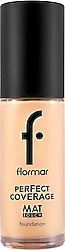 Flormar Perfect Coverage Mat Touch 306 Pastelle 30 ml Likit Fondöten