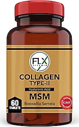 FLX Collagen Type-II Hyaluronic Acid Msm Boswellia Serrata 60 Tablet