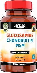 FLX Glucosamine Chondroitin MSM Collagen Vitamin D 60 Tablet