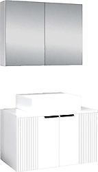 Fly Mobilya Chester 80 cm Banyo Dolabı Seti