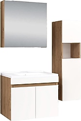 Fly Mobilya Saura Boy Dolaplı 65 cm Banyo Seti