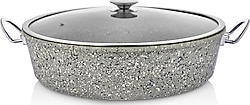 FMS D2007 36 cm Granit Döküm Basık Tencere