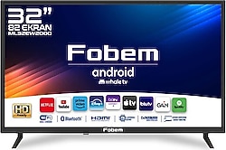 Fobem ML32EW2000 HD 32" 82 Ekran Uydu Alıcılı Android Smart LED TV
