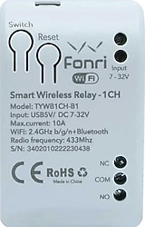 Fonri WF3-TM4-0201-02 Wi-Fi Akıllı Röle