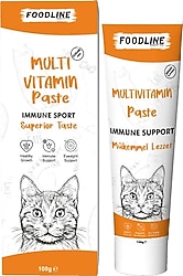 Foodline Multivitamin 100 gr Malt Kedi Macunu