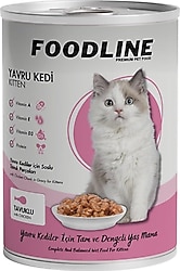 Foodline Tavuklu 400 gr Yavru Konserve Kedi Maması