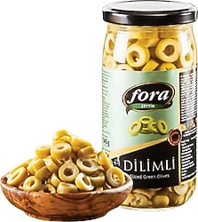 Fora Dilimli 345 gr Yeşil Zeytin