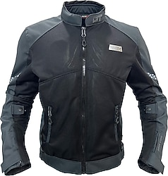 Forte GT 2001054 Erkek Siyah Yazlık Motosiklet Montu