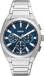 Fossil Everett FFS61 Çelik Kordon Erkek Kol Saati