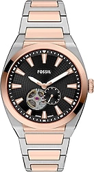 Fossil FME3277 Rose Gold-Siyah Erkek Kol Saati