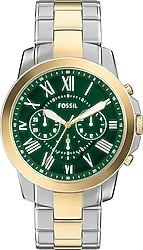 Fossil Grant FFS6131 Altın-Yeşil Erkek Kol Saati