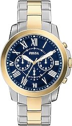 Fossil Grant FFS6132 Altın-Mavi Erkek Kol Saati