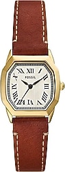 Fossil Harlow FES5364 Deri Kordon Kırmızı Kadın Kol Saati