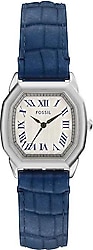Fossil Harlow FES5425 Deri Kordon Mavi Kadın Kol Saati