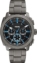 Fossil Machine FFS6098 Çelik Kordon Füme Erkek Kol Saati