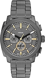 Fossil Machine FFS6160 Çelik Kordon Gri Erkek Kol Saati