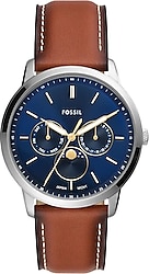Fossil Neutra Moonphase FFS5903 Mavi Erkek Kol Saati