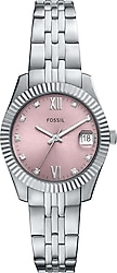 Fossil Scarlette FES5403 Gümüş-Pembe Kadın Kol Saati