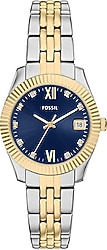 Fossil Scarlette FES5443 Altın-Lacivert Kadın Kol Saati