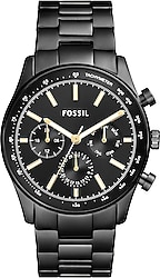 Fossil Sullivan FBQ2856 Çelik Kordon Siyah Erkek Kol Saati