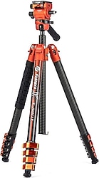 Fotopro X-AIRFLY Video 164 cm Karbon Fiber Tripod