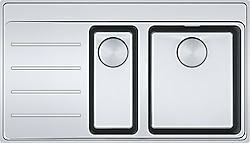 Franke Mythos MYX 251-86 3 1/2 Sağ Çelik Eviye