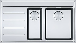 Franke Mythos MYX 251-86 3 1/2 Sol Çelik Eviye