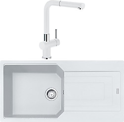 Franke Urban Ubg 611-100 Bianco Granit Eviye + Active Plus Doccia Batarya