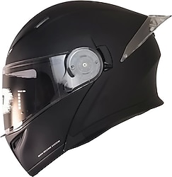 Free-M 965 Mat Siyah Çene Açılır Kask